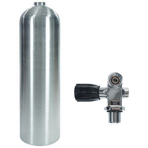 Cilindro de Aluminio de 1L y 1.8 kg para Buceo, Tanque de Buceo Portátil, Válvula DIN G5 8, Botella de Aire Subacuática - Product Image 3