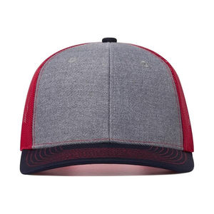 Gorra Trucker de 5 Paneles Personalizada al por Mayor OEM, Gorra Snapback de Poliéster con Malla de Espuma en Blanco para Sublimación, para Marcas de Ropa - Product Image 3