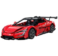 Cada Double Eagle 64011 Byd Yangwang U9, Bloques de Construcción de Auto Deportivo, Modelo de Plástico, Funciona con Batería, Alta Dificultad de Ensamblaje, 3671 Piezas