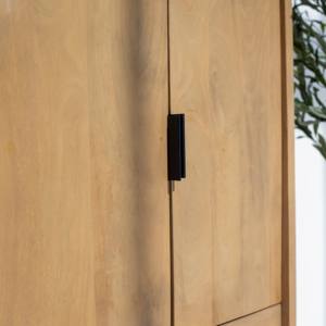 ตู้ไม้แวนดาน่า เวสต้า เทอร์รา พร้อมชั้นวางของขนาดเล็ก ดีไซน์ทันสมัยสำหรับจัดเก็บของทำจากไม้เนื้อแข็ง - Product Image 3