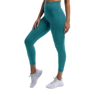 Leggings de sport pour femmes avec logo personnalisé, respirants, côtelés, avec logo à la taille, leggings pour l'entraînement - Product Image 3