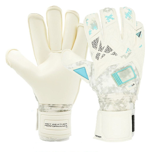 ถุงมือผู้รักษาประตูแบบมืออาชีพ ระบายอากาศได้ดี กันลม ยึดเกาะนุ่มพิเศษ ขนาด 4 มม. ปิดด้วยแถบตีนตุ๊กแก ทรง Negative Cut ผลิตจากยางคุณภาพสูง - Product Image 4