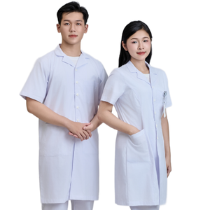 Uniforme du personnel médical, blouse de médecin, blouse d'infirmière, tissu tricoté en polyester, tissu à détection d'aiguilles, FMF Vietnam 61001 62001 - Product Image 1
