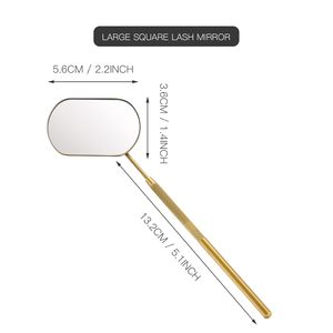 Espejo de Inspección para Extensiones de Pestañas al por Mayor, Mango de Acero Japonés, Logotipo Personalizado, Precio de Fábrica OEM - Product Image 6