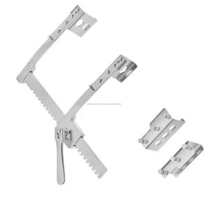 ชุดเครื่องมือผ่าตัดกระดูกซี่โครงแบบแยกส่วน รุ่น Burford Finochietto ยี่ห้อ WORLD PRECISION SURGICAL น้ำหนักเบา ทำจากอะลูมิเนียมและสแตนเลสสตีล สำหรับการผ่าตัดกล้ามเนื้อหน้าอก - Product Image 1
