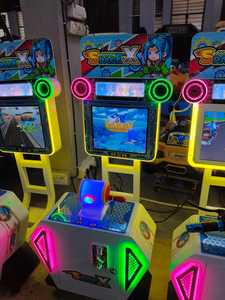 Machine de jeu d'arcade de pêche à écran 17 pouces pour 1 joueur Space X – Simulateur de pêche commercial style Ocean King à monnayeur - Product Image 3