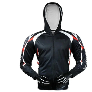 Chaqueta Deportiva con Capucha y Cremallera para Hombre, Impresión por Sublimación, Forro Polar Transpirable, Ecológica, Resistente al Viento, Corte Regular, Ropa de Invierno - Product Image 1