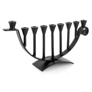 Candelabro Alto de Metal Negro, Decorativo, para el Suelo, para la Sala de Estar, Iluminación de Esquina - Product Image 4