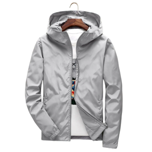 AMERICAN TRENCH CLOTHING 2025 ODM <b>Men's</b> Loose Pocket Quilted <b>Jacket</b> Stand-Up Collar Zipper Closure Breathable Front Logo <b>Smart</b> - Product Image 4