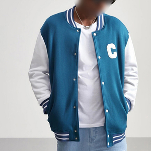 Blousons universitaires et blousons bomber pour hommes, nouveau design respirant, style unique aux couleurs contrastées, meilleur fournisseur - Product Image 1