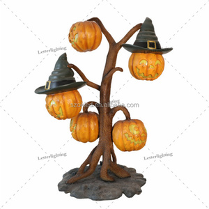 Archway Calabaza gigante Espantapájaros Torre feliz Monstruo malvado Linterna Árbol Ratones Reaper Pilar Bruja Murciélago Gato Pato Búho Tarántula - Product Image 2