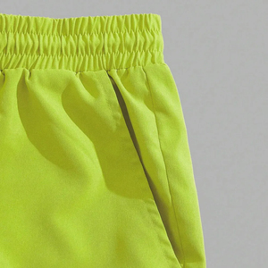 Ensembles Courts Respirants en Polyester/Coton pour Hommes, Vente en Gros, Logo Personnalisé OEM, Tenues Décontractées T-Shirt et Short, Survêtements Tendance d'Été - Product Image 6