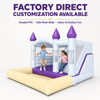 Château gonflable géant personnalisé pour enfants avec toboggan, château gonflable en PVC pour l'intérieur et l'extérieur, pour les fêtes et les jeux