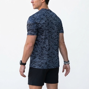 T-shirt de pêche personnalisé UPF 50+ imprimé grande taille, séchage rapide, manches courtes, protection UV, respirant, haute performance, homme femme, OEM ODM - Product Image 3
