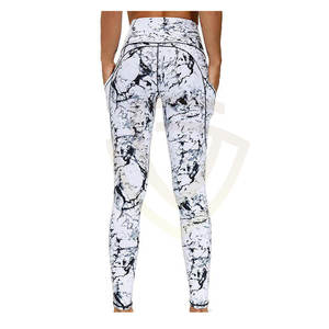 กางเกงโยคะเอวยางยืดไร้รอยต่อ ระบายอากาศได้ดี แฟชั่นล่าสุดสำหรับผู้หญิง สีพื้น ยืดหยุ่นได้ - Product Image 4