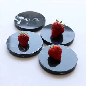 Juego de Posavasos Redondos de Mármol con Cuerda Natural, Tapetes Antideslizantes Modernos para Decoración de Mesa - Product Image 2