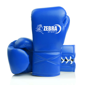 Gants de boxe professionnels en cuir de vachette 16 OZ avec lacets et boucles, moulés à la main haute densité pour le kick-boxing, le Sanda et l'entraînement MMA - Product Image 4