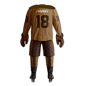 Uniformes de Hockey sobre Hielo Personalizados al por Mayor para Adultos, Alta Calidad, 100% Poliéster, Impresos, Antibacterianos, para Todas las Temporadas - Product Image 6
