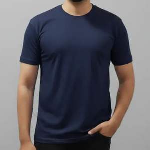 Camisetas personalizadas 100% algodón para hombre, de corte holgado, lisas, teñidas, con logotipo personalizado, fabricante OEM ODM, camisetas streetwear para hombre - Product Image 1