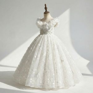 Nuevo Vestido de Fiesta Europeo para Niñas, Vestido de Princesa con Falda Larga para Niñas de 4 a 8 Años - Product Image 3