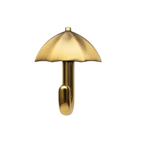 Brass Umbrella <b>Wall</b> <b>Hooks</b> Heavy Duty Decorative Hanging <b>Hooks</b> for Towel Clothes Coat Hat <b>Keys</b> Bathroom Kitchen Entryway Home - Product Image 1