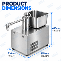 Machine à crème fouettée automatique professionnelle, distributeur de crème pour pâtisserie, crème pour choux, gâteaux, desserts, équipement de pâtisserie
