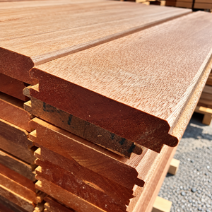 Molduras de Madera de Meranti Rojo, Resistentes al Agua, Madera Tratada, Material de Construcción - Product Image 1