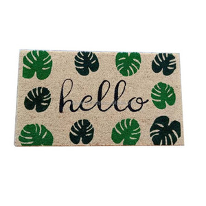 Tapis de coco tuftés à dos en PVC blanchi de qualité supérieure Tailles et impressions personnalisées disponibles pour la vente en gros et l'exportation - Product Image 2