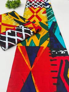 Tela de Algodón Ankara Holandesa con Estampado Africano Premium, Diseño Vibrante para Prendas Tradicionales de Kumasi - Product Image 4