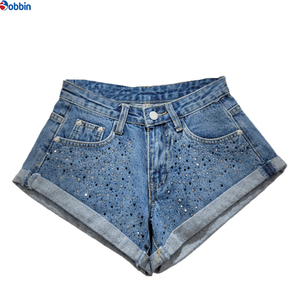 Overoles de Mezclilla con Pedrería para Mujer de BOBBIN INDUSTRIES, Nuevos, Modernos, Retro, Casuales, Suaves, Transpirables, Ecológicos y de Secado Rápido - Product Image 3