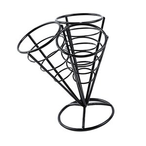Modern Abstract Metal Wire <b>Vase</b> Black Spiral Decorative Table Accent Contemporary Handmade Home Decor Sculpture - Product Image 5