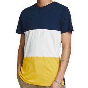 T-shirts pour hommes de haute qualité, été, séchage rapide, tissu en polyester/coton, logo personnalisé imprimé, style tendance, décontracté, manches courtes - Product Image 1