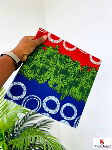 Tela Brocada Africana Ankara con Patrones Rib y Dobby para Ropa Deportiva, Bolsos y Ropa para Niños - Suministro al por Mayor - Product Image 2