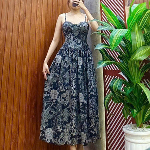 Vestido Maxi Sexy de Manga Corta para Mujer, Diseño Sencillo y Sólido, Cintura Natural, de Seda Lavable, Combinación Perfecta de Elegancia y Comodidad - Product Image 6
