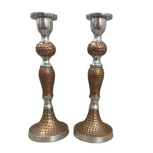 Porte-bougie vintage en cuivre, décoration de table à manger, porte-bougie en métal en forme de plume, vente chaude, pour décorer la maison, les fêtes et les hôtels - Product Image 1