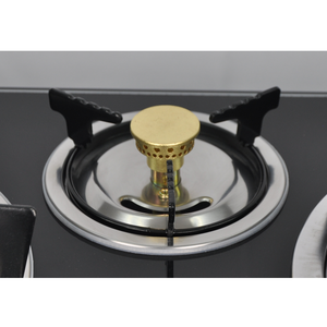 Gas <b>Stove</b> with 3 Turbo Burners for Household Hotel Use Built-in Freestanding Glass Ceramic Surface Natural Gas Knob Control - Product Image 1