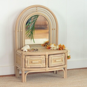 Child room furniture natural wooden <b>vanity</b> table best price rattan <b>make</b>-<b>up</b> dressing tables - Product Image 4