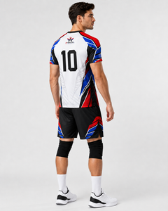 Tenue de volley-ball légère, tissu respirant à séchage rapide, construction flexible, uniforme de volley-ball personnalisé, vêtements de match - Product Image 3
