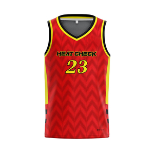 Camiseta de Baloncesto Transpirable sin Mangas con Cuello Redondo para Hombre, Talla Grande, Conjunto de Uniforme Sublimado Personalizado - Product Image 5