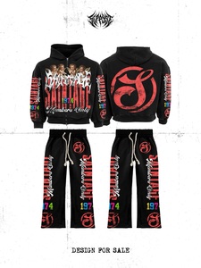 Conjunto Deportivo Unisex TIPSY, Sudadera con Capucha y Cremallera, Pantalones Largos, Estampado por Sublimación, Ropa Urbana, Diseño Exclusivo para Miembros 1974 - Product Image 2