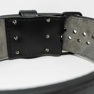 Customized Sized Breathable Unisex Gym <b>Belt</b> for Powerlifting/Weightlifting Leather Steel Buckle Professional Fitness Equipment - Product Image 5