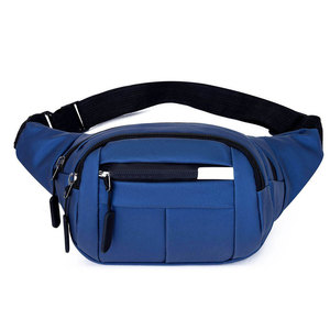 Sac banane unisexe Econex Sports en similicuir bleu, sangle détachable, fermeture éclair, étanche, pour la chasse, la randonnée, 21L - Product Image 1