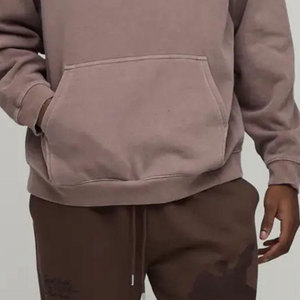 Sweat-shirt à capuche oversize pour homme noir, imprimé 'Peace Stop Wars', style streetwear, pour l'automne, en molleton bouclette, avec poche, sérigraphie - Product Image 3