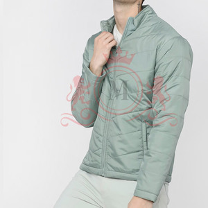 Blouson matelassé coupe décontractée pour homme, style à capuche, coque lisse, fermeture éclair, idéal pour l'hiver - Product Image 4