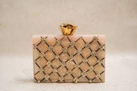 Dragon de luxe sculpté en bois résine promotionnelle soirée pochette à la main sac à main de mariée en peluche velours doublure élégante chaîne détachable - Product Image 5