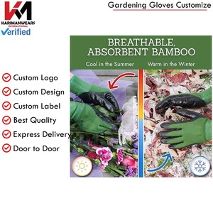 Gants de jardinage professionnels, haute durabilité, respirants, légers, paume renforcée, ajustement confortable - Product Image 3