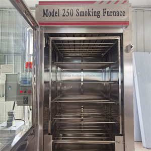 Procesamiento automático de salchichas horno ahumado horno ahumador máquina para fumar carne jamón tofu horno ahumador - Product Image 3