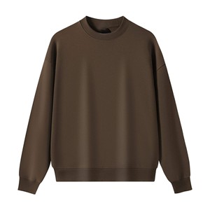 Wholesale Garment Dyed Sweatshirt Heavy Cotton Vintage Sweatshirt Custom Embroidered Sweatshirt - Product Image 3