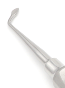 Elevador de punta Bernard Root de ángulo recto 4mm 15.5cm, tipo bayoneta, para sindesmotomía, instrumento quirúrgico dental de extracción con mango hueco - Product Image 2