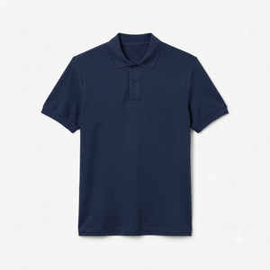 Camiseta de hombre de algodón peinado con cuello a rayas, manga corta, nueva, informal, de negocios, con logo personalizado, de secado rápido, bajo precio. - Product Image 3